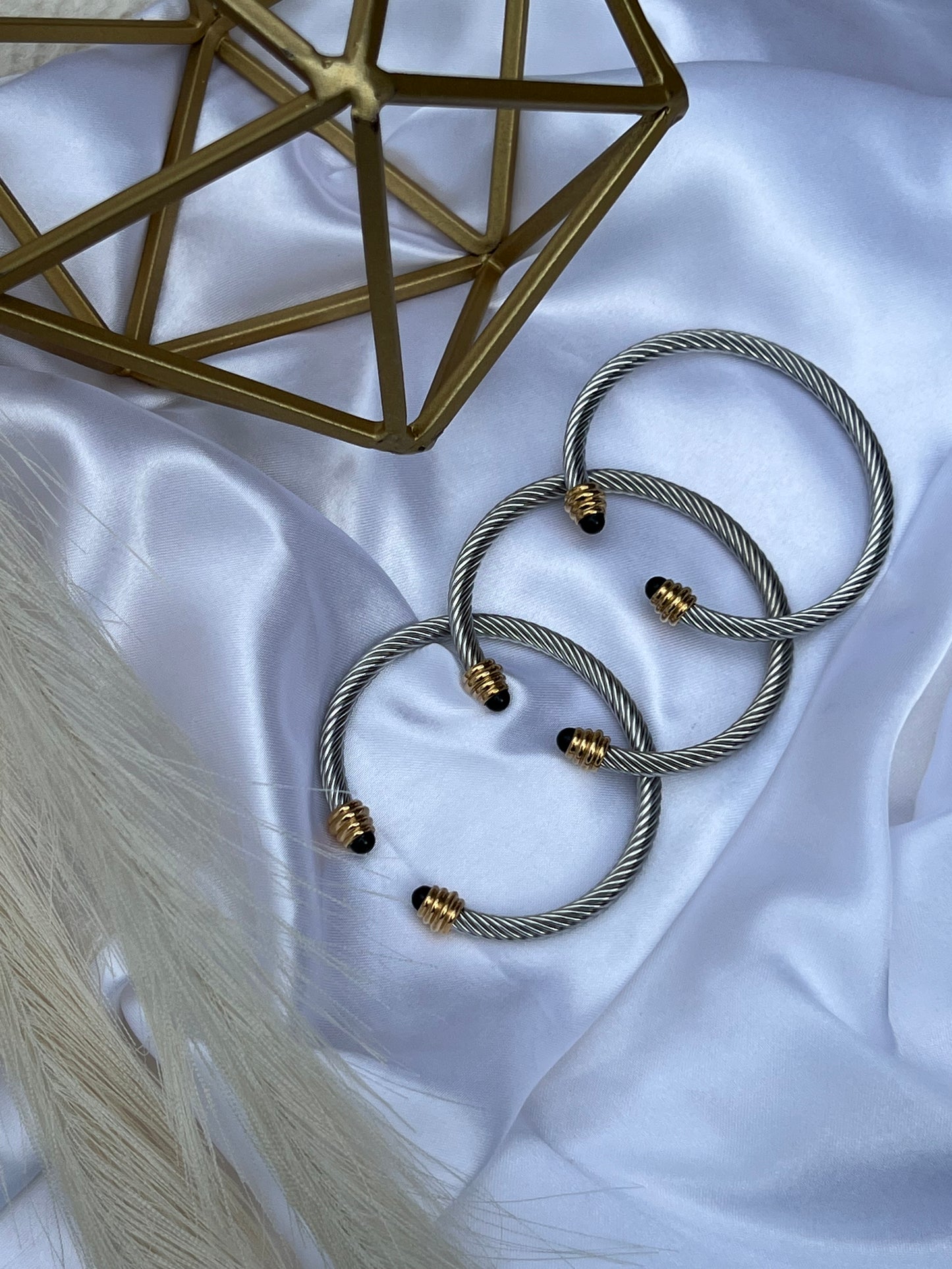 Black Silver Bracelet